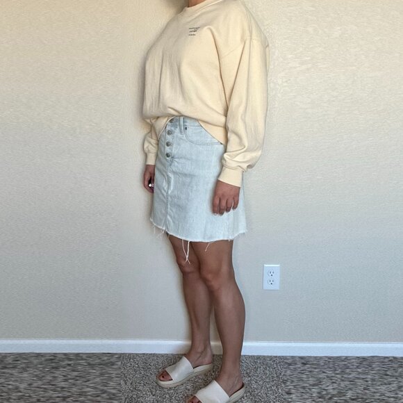 Uniqlo Denim Skirt Size 6 - Picture 2 of 8